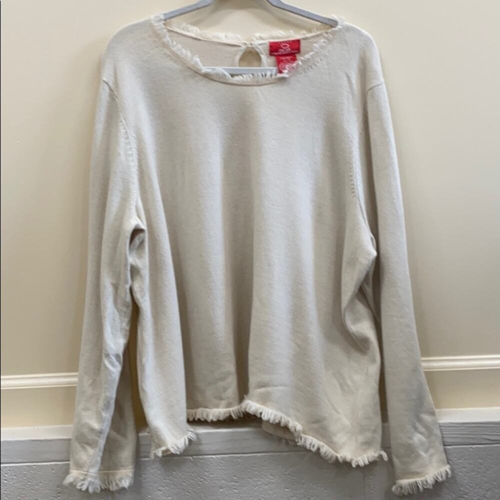 Oscar De La Renta silk blend top